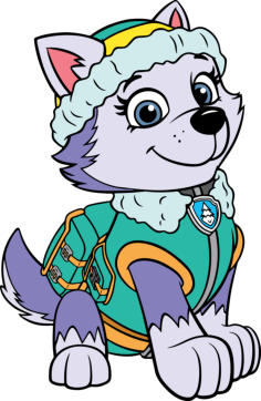 Paw Patrol P2 10 Outline Laser Cut Svg File, Free Vectors File